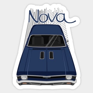 Chevrolet Nova 1969 - 1972 - dark blue Sticker